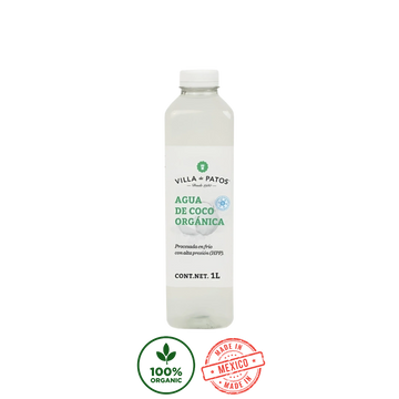 Agua de Coco Orgánica Villa de Patos 1L