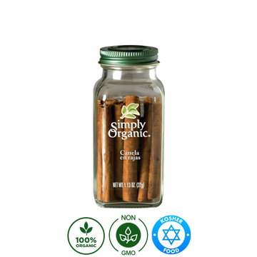Canela en Rajas Orgánicas Simply Organic 32g
