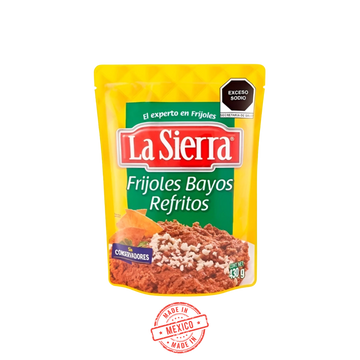 Frijoles Bayos Refritos La Sierra 430g