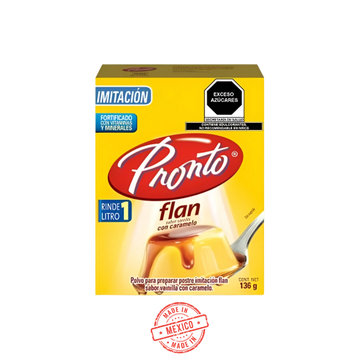 Pronto Flan Vainilla con Caramelo 136g