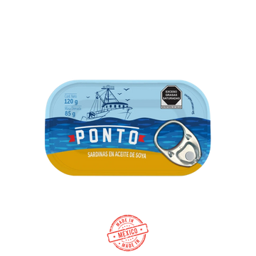 Sardinas en Aceite de Soya Pronto 120g