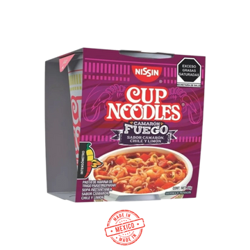 Sopa Instantánea Camaron Fuego Nissin 64g