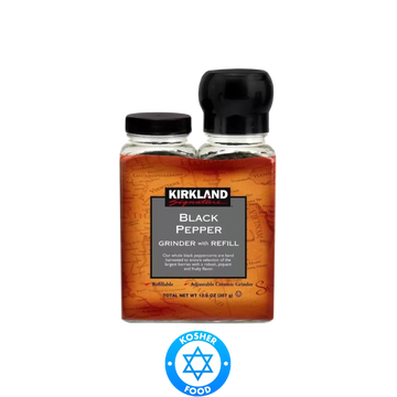 Pimienta Negra y Molinillo Rellenable Kirkland 357g