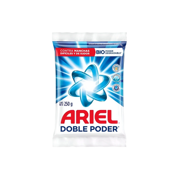 Detergente en Polvo Doble Poder Ariel 250g