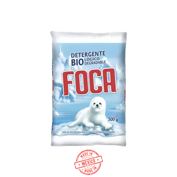 Detergente en Polvo Foca 500g