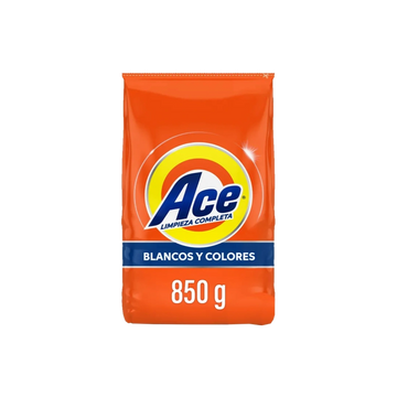 Detergente en Polvo Limpieza Instantanea Ace 850g