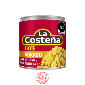 Elote en Grano Dorado La Costeña 220g
