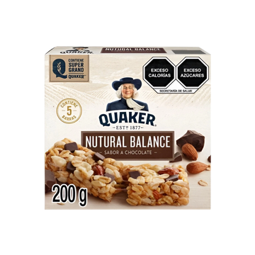 Barras Quaker Chocolate 5 Pzas