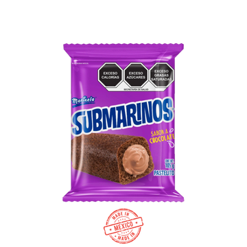 Submarinos Chocolate Marinela 3 Pzas