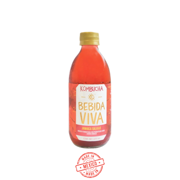 Kombucha Jamaica Salvaje Bebida Viva 377ml