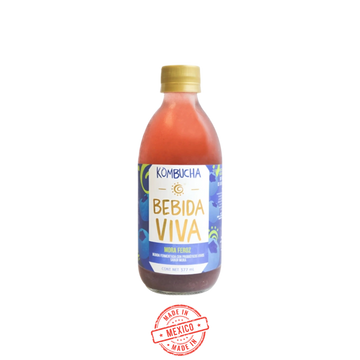 Kombucha Mora Feroz Bebida Viva 377ml