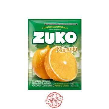 Saborizante de Agua sabor Naranja Zuko 13g