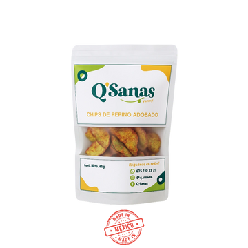 Chips Pepino Adobado Q Sanas 65g