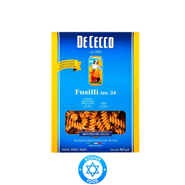 Pasta Fusilli De Cecco No. 34 500g