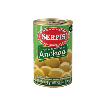 Aceitunas Rellenas de Anchoas Serpis 300g