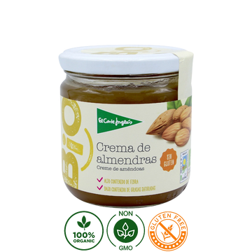 Crema de Almendra Sin Gluten El Corte Ingles 330g