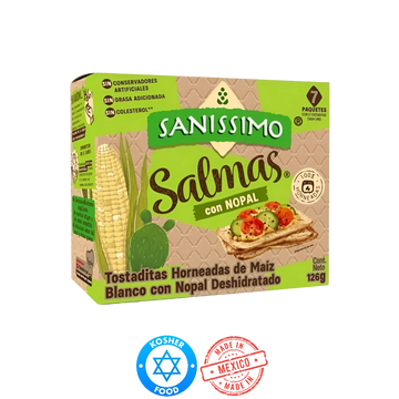 Salmas Horneadas con Nopal Sanissimo 7 Paquetes