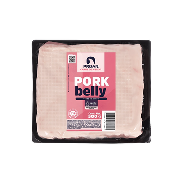 Pork Belly sin Piel Carne de Cerdo Proan 500g