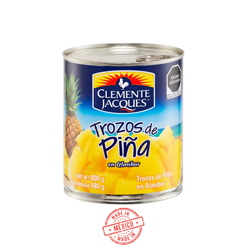 Trozos de Piña en Almibar Clemente Jacques 800g