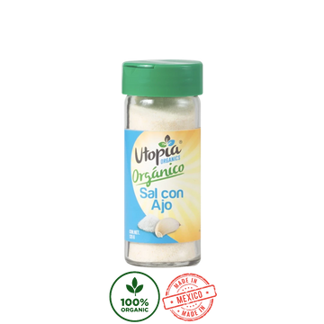 Sal con Ajo Orgánica Utopia 135g
