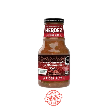 Salsa Roja Tatemada y Martajada Herdez 240g