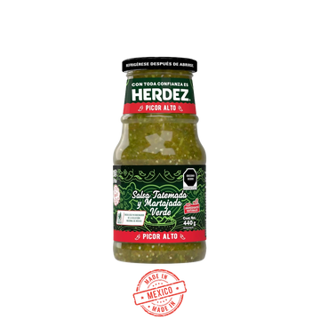 Salsa Verde Tatemada y Martajada Herdez 440g