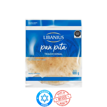Pan Pita Tradicional Libanius 680g
