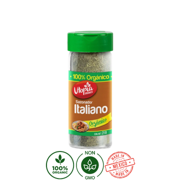 Sazonador Italiano Orgánico Utopia 21g