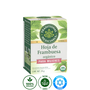 Té Orgánico de Hoja de Frambuesa Traditional Medicinals 24g