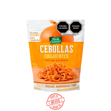 Cebollas Crujientes sabor Ajo y Pimienta Fresh Gourmet 99g