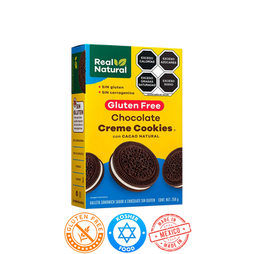 Galleta de Chocolate con Crema Sin Gluten Real Natural 250g