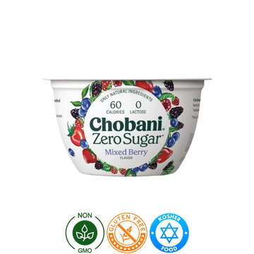 Yogurt Griego Cero Azúcar Mix Berries Chobani