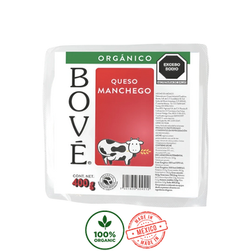 Queso Manchego Orgánico Bové 400g