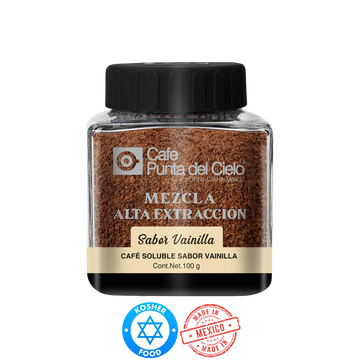 Café Soluble Alta Extracción Vainilla Punta del Cielo 100g