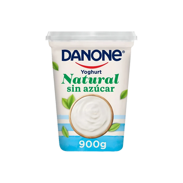 Yogurt Sabor Natural Sin Azúcar Danone 900g