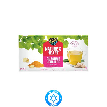Té Cúrcuma Jengibre Nature's Heart 20 Sobres