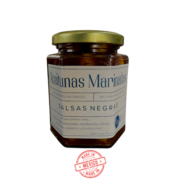 Aceitunas Marinadas Salsas Negras Raffinato 250ml