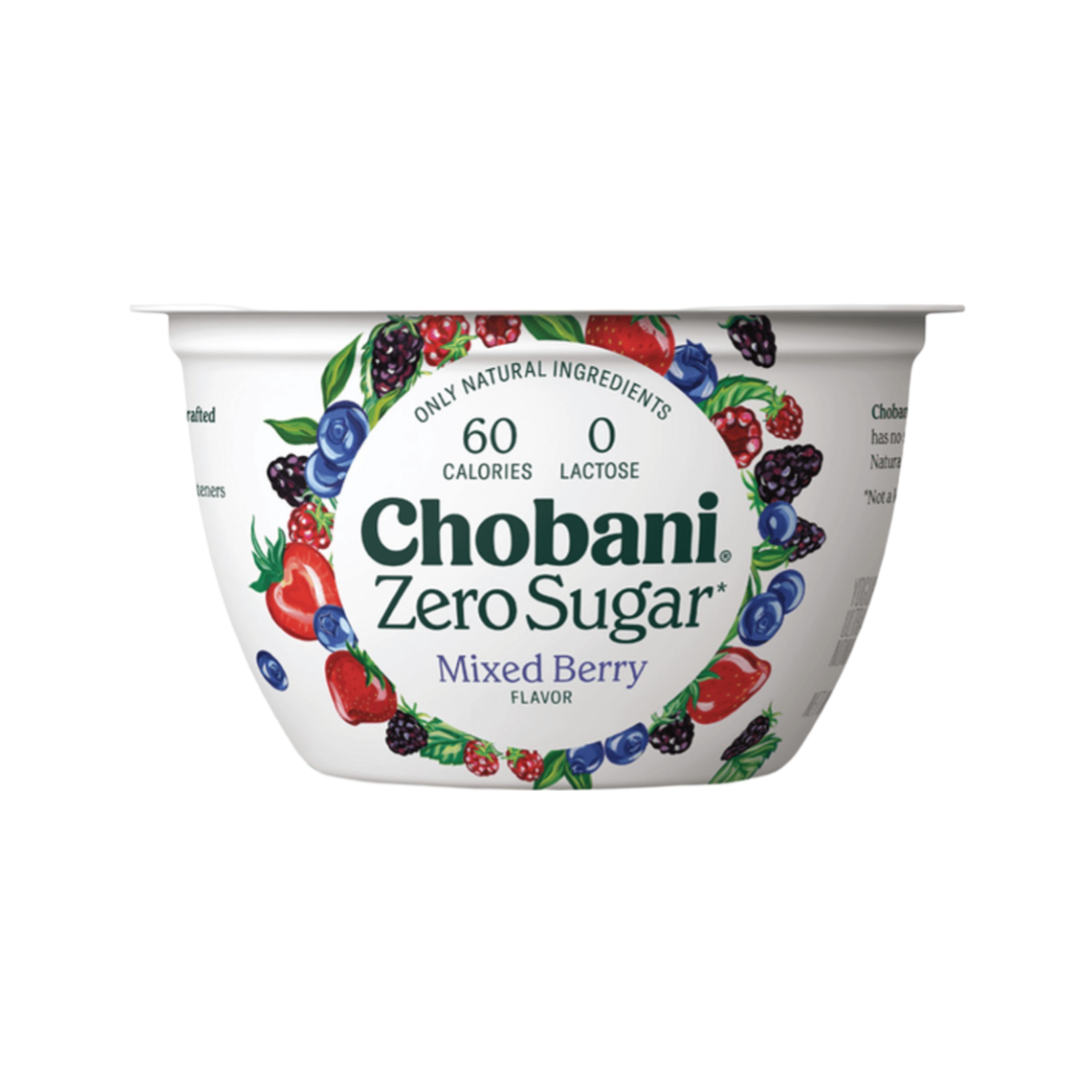 Yogurt Griego Cero Azúcar Mix Berries Chobani