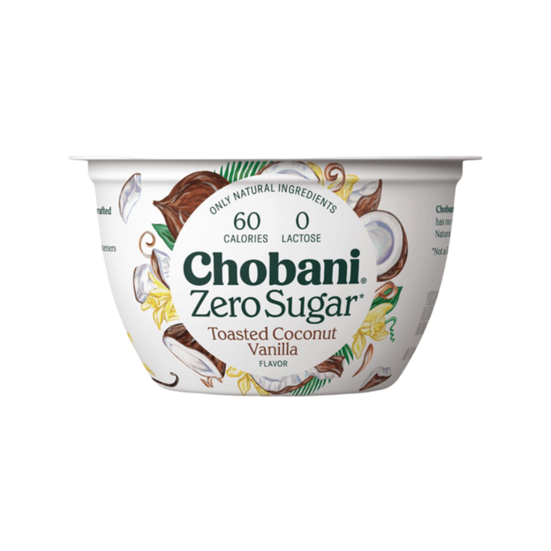 Yogurt Griego Cero Azúcar Coco Vainilla Chobani 150g