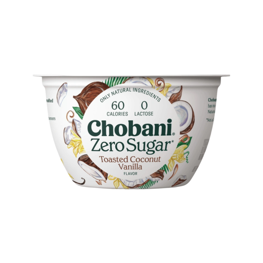 Yogurt Griego Cero Azúcar Coco Vainilla Chobani 150g