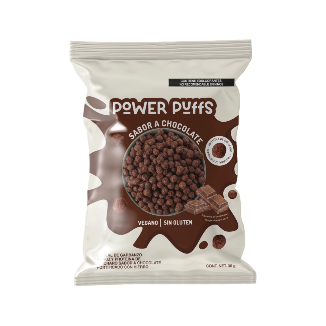 Bolsa Cereal Sabor Chocolate Power Puffs 36g