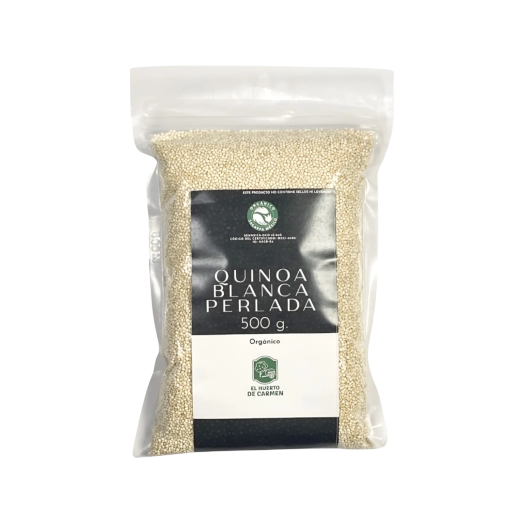 Quinoa Blanca Perlada Orgánica El Huerto de Carmen 500g