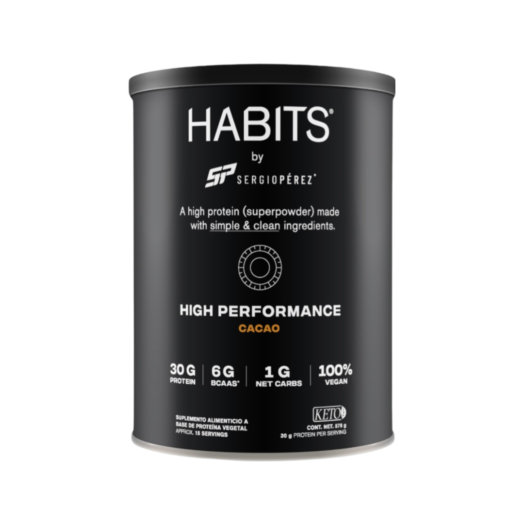 Proteína Habits By SP Cacao Colección High Performance 578g