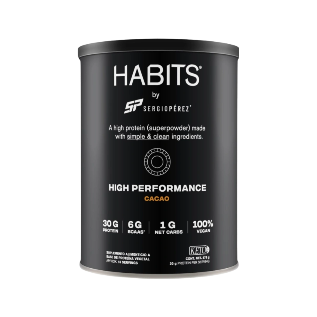 Proteína Habits By SP Cacao Colección High Performance 578g