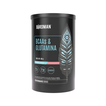 BCAAS y Glutamina Fresa Birdman 405g