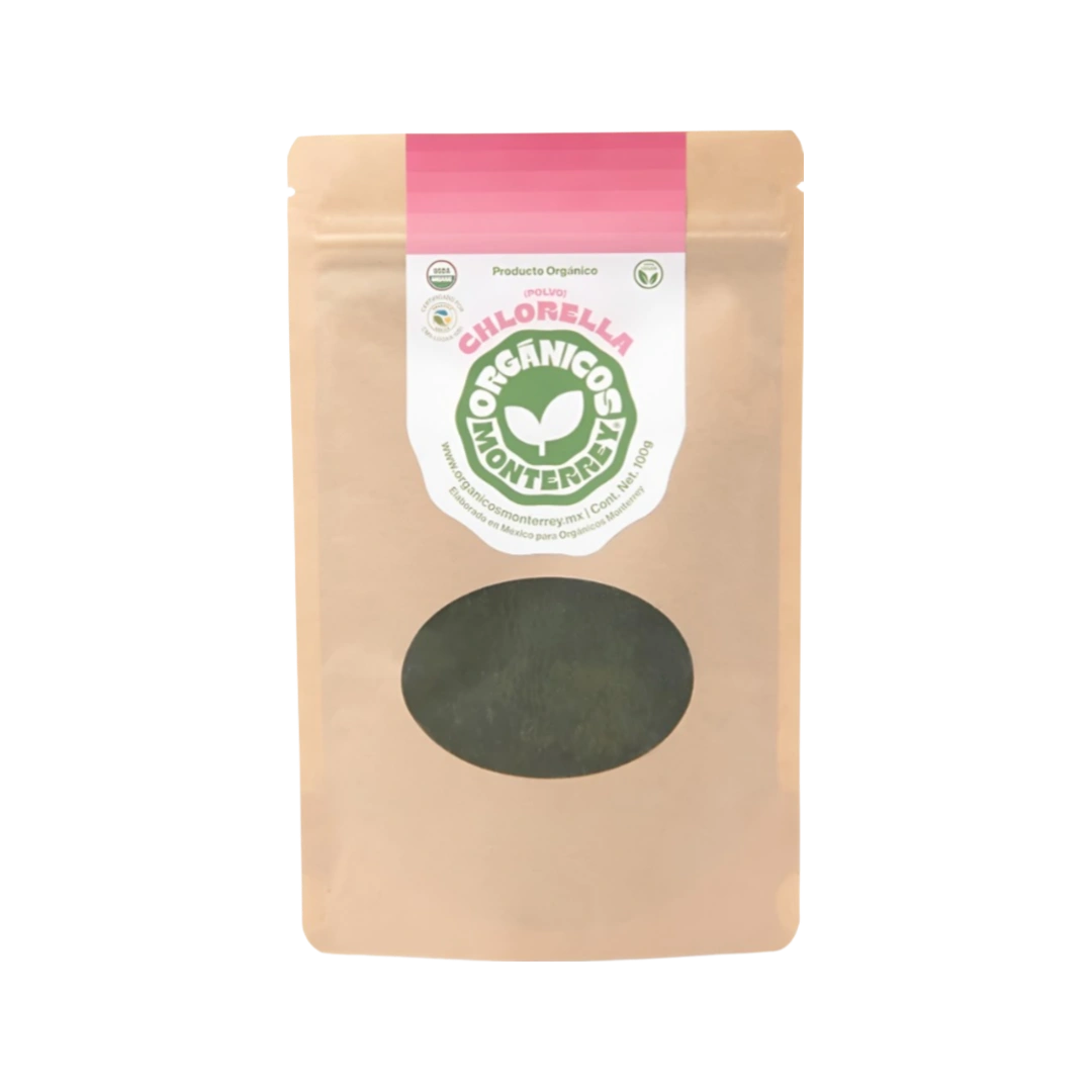 Chlorella en Polvo Orgánica Orgánicos Monterrey 100g