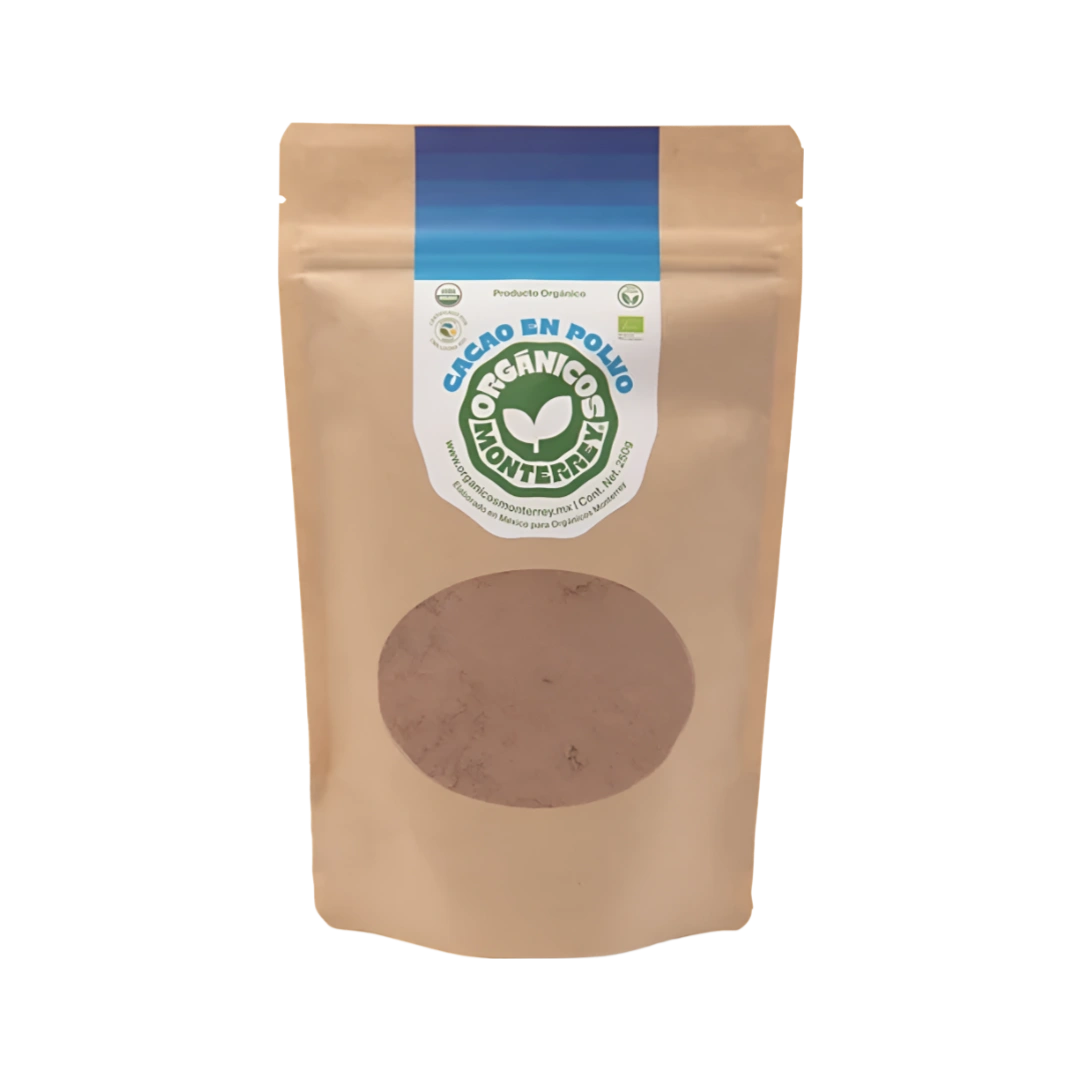 Cacao en Polvo Orgánico Orgánicos Monterrey 250g