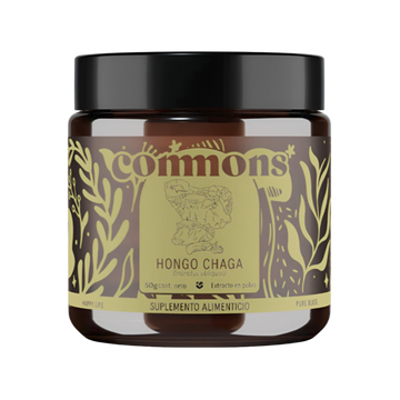 Hongo Chaga Orgánico Commons Botanicals 50g