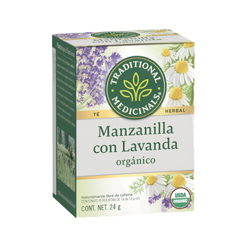 Té Orgánico de Manzanilla Con Lavanda Traditional Medicinals 24g