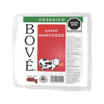 Queso Manchego Orgánico Bové 400g